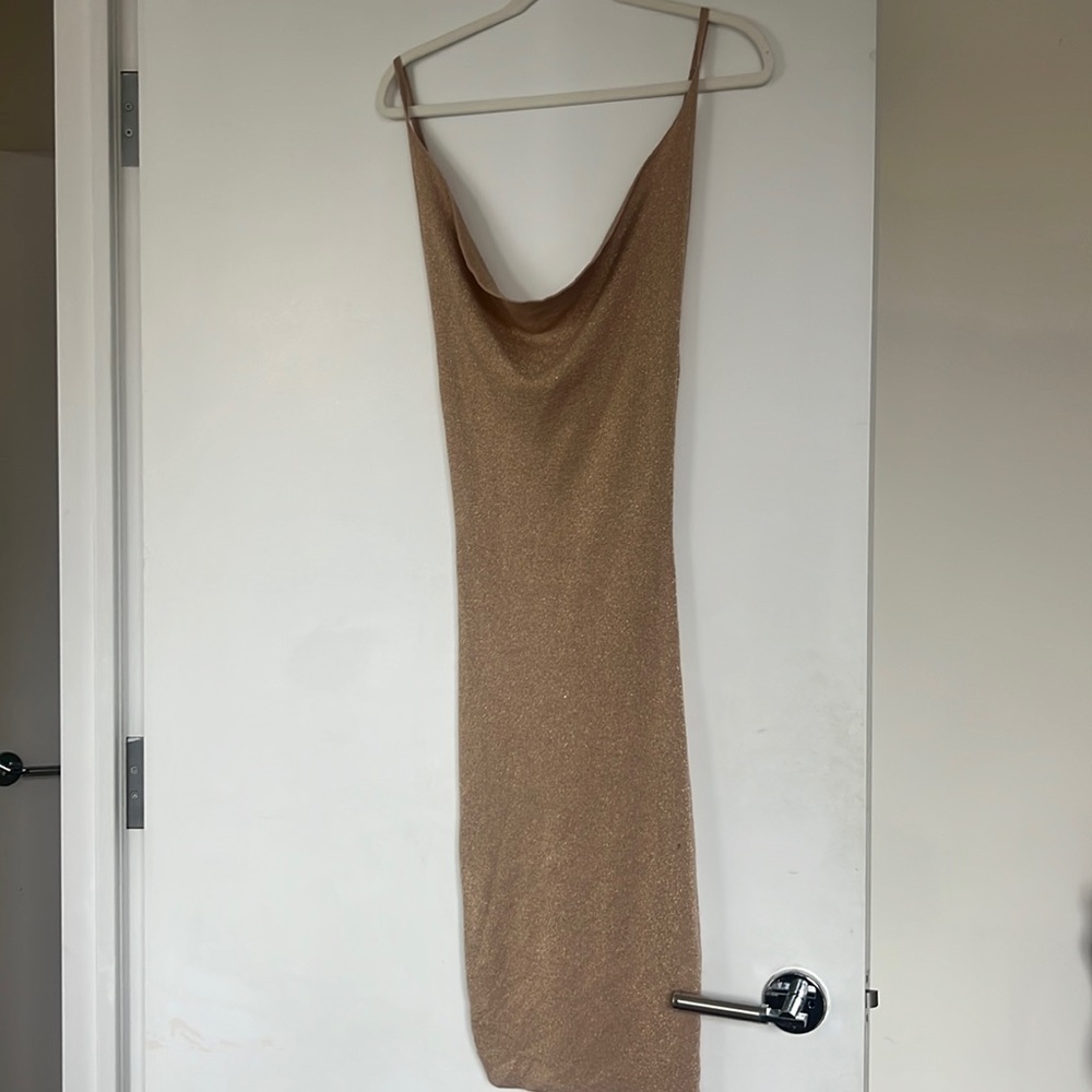 Superdown beige dress XS